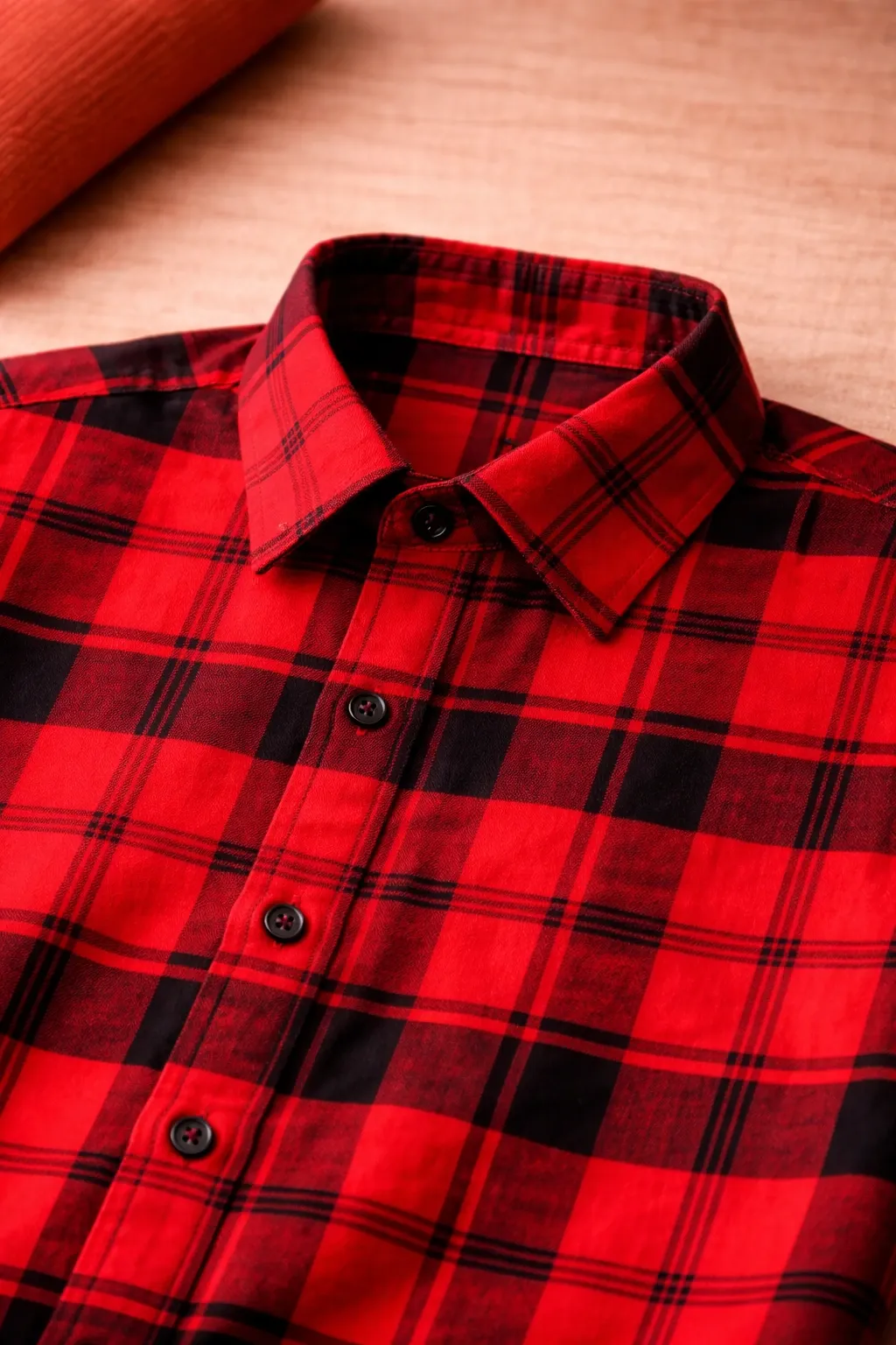 Abstract Check Shirt