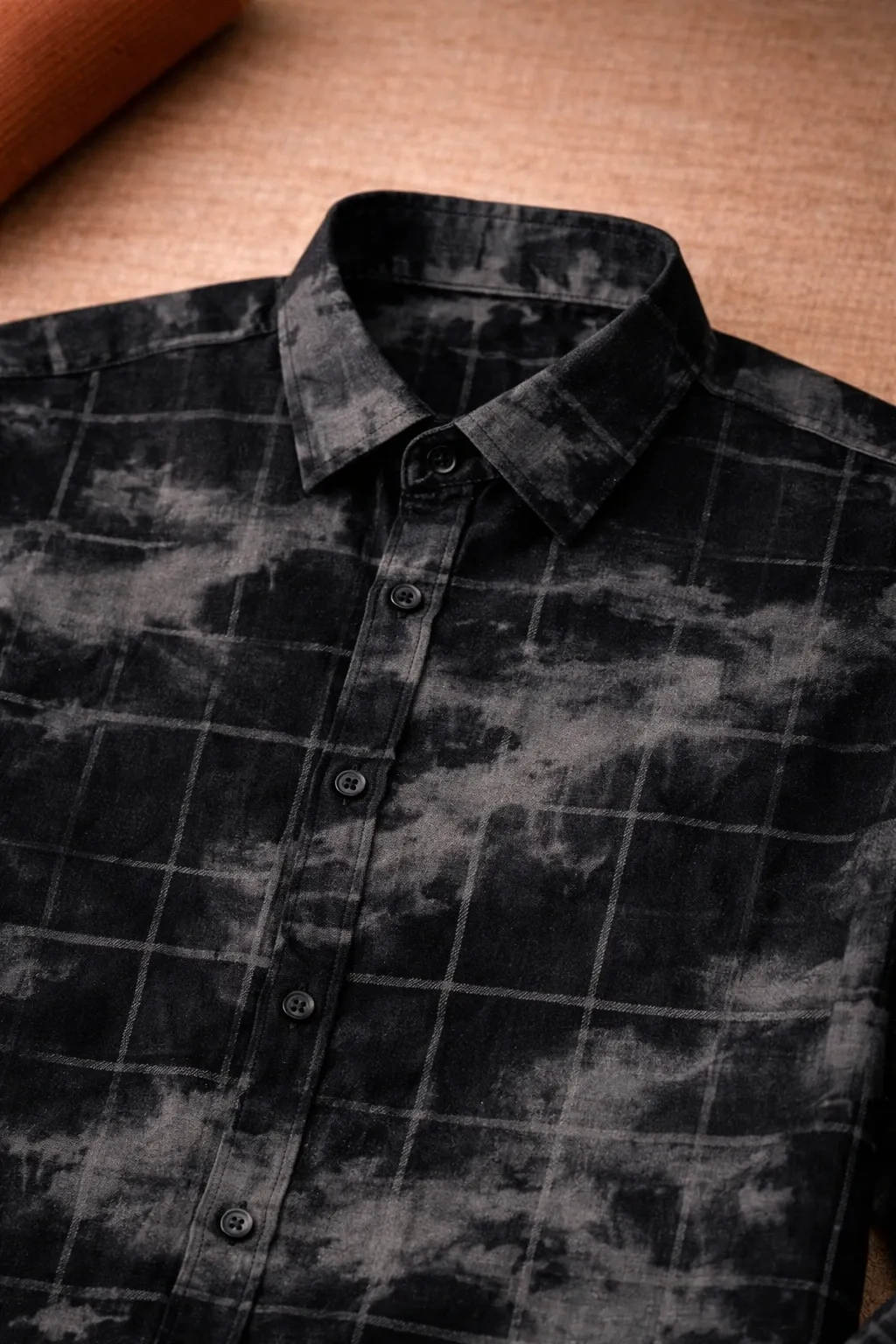 Abstract Check Shirt