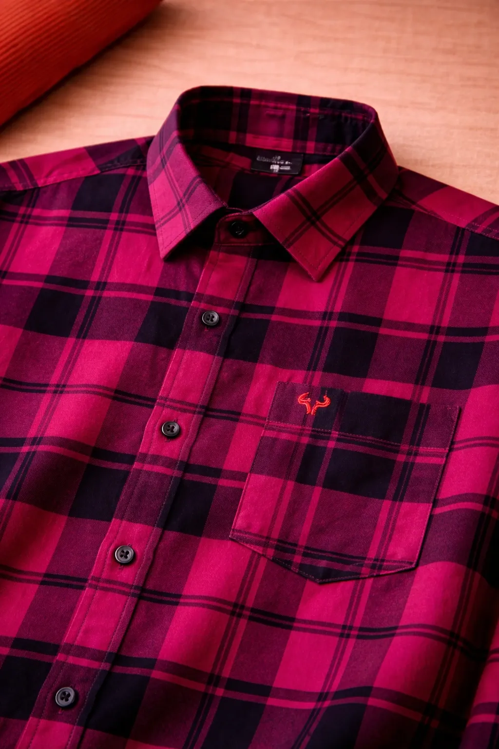 Abstract Check Shirt