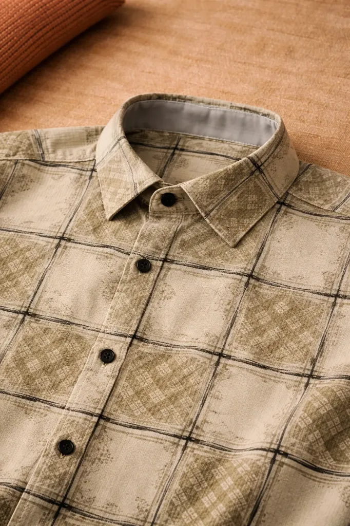 [MS-SH-1041-M] Modern Check Shirt (M)