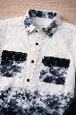 White Indigo Patch Shirt